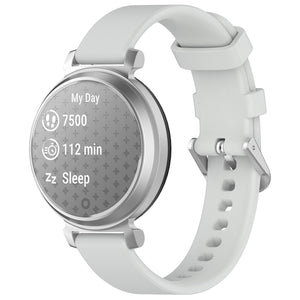 Zenwatch Lily Klassisches Silikonarmband (Hellgrau)