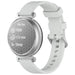 Zenwatch Lily Klassisches Silikonarmband (Hellgrau)