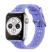 Apple Watch Gemustertes Silikonarmband (Flieder)
