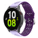 Samsung Galaxy Watch 5 - 44mm Gemustertes Silikonarmband (Flieder/Lila)