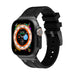 Apple Watch Ultra Luxury Liquid Silicone Strap (Black)