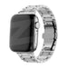 Bandz Apple Watch Stahlarmband Deluxe (Silber)