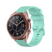 Samsung Galaxy Watch 3 41mm Luxus- Silikonarmband (Aqua)