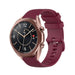 Samsung Galaxy Watch 3 41mm Luxus-Silikonarmband (Dunkelrot)