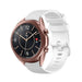 Samsung Galaxy Watch 3 41mm Premium Silicone Strap (White)