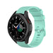 Samsung Galaxy Watch 4 Classic 46mm Luxus-Silikonarmband (Aqua)