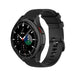 Samsung Galaxy Watch 4 Classic 46mm Luxus-Silikonarmband (Schwarz)