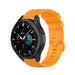 Samsung Galaxy Watch 4 Classic 46mm Premium Silicone Strap (Orange)