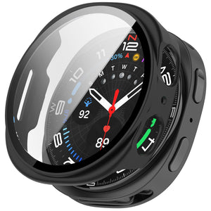 Samsung Galaxy Watch 8 - 40mm / 9 - 40mm/ Hardcase mit Glas (Schwarz)