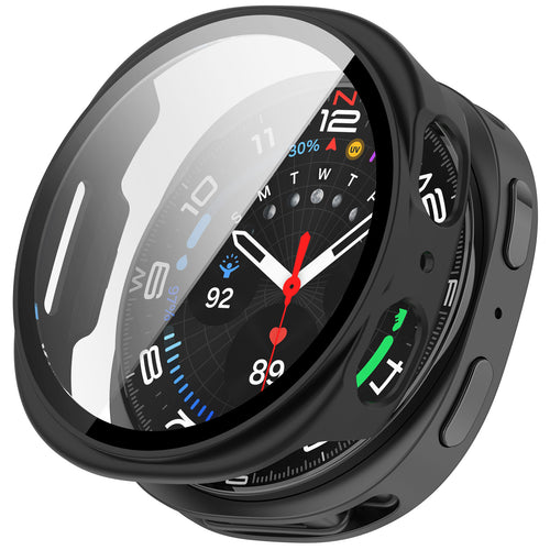 Samsung Galaxy Watch 8 - 40mm / 9 - 40mm/ Hardcase mit Glas (Schwarz)
