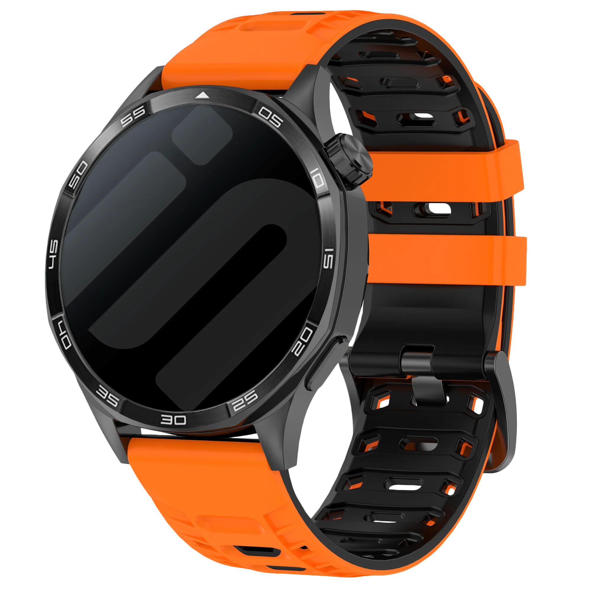 Huawei Watch 5 - 46mm Mecha Sport Strap (Orange/Black)