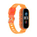 Xiaomi Mi Band 6 Clear TPU-Armband (Transparent-Orange)