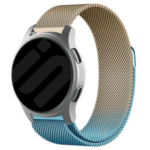 Suunto 9 Peak Pro Milanese Armband (Blau/Gold)