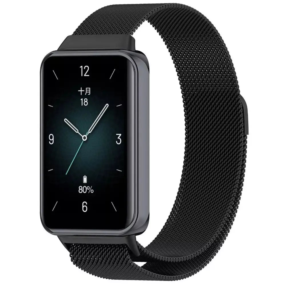 Honor Band 10 Milanese Armband (Schwarz)