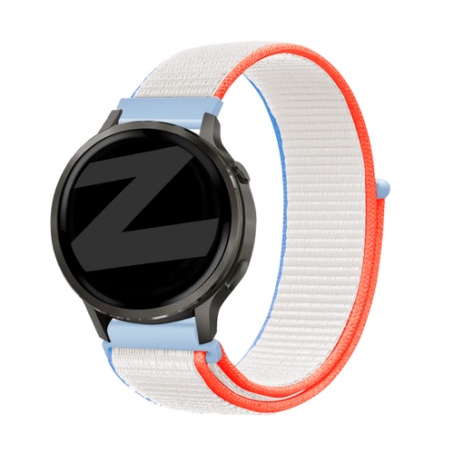 Bandz Garmin Venu 4 - 41mm Nylon Loop Strap (Milk White)