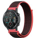 Honor Magic Watch 2 Nylonarmband (Schwarz/Rot)