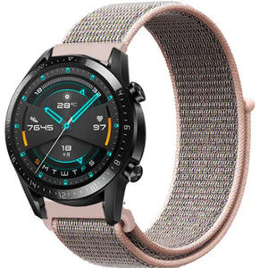 Nylon Strap, on a watch, 3/4 front view