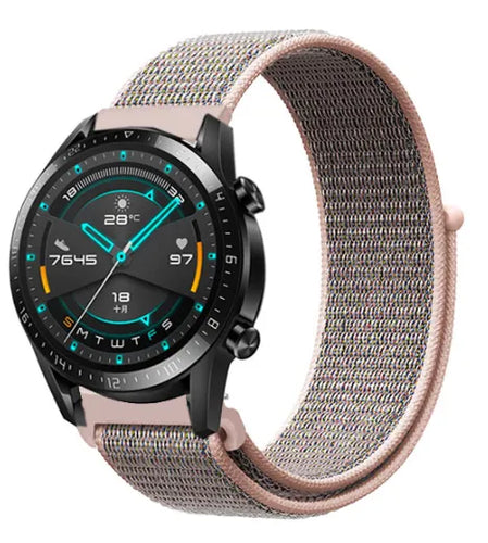 Nylon Strap, on a watch, 3/4 front view