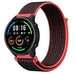 Xiaomi Mi Watch Nylonarmband (Schwarz/Rot)