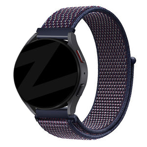 Bandz Garmin Forerunner 570 - 47mm Nylon Loop Armband (Indigo Blau)