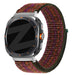 Bandz Samsung Galaxy Watch Ultra 2 Nylon Loop Armband (Grün Mix)