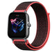 Amazfit GTS 3 Nylonarmband (Schwarz/Rot)