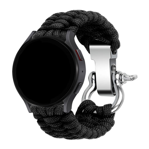 Realme Watch 3 (Pro) Nylon Seilarmband (Schwarz)