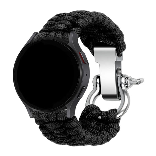 Oppo Watch X2 Nylon Seilarmband (Schwarz)