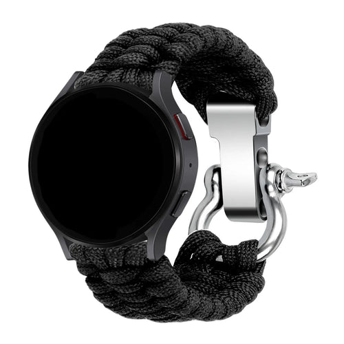 OnePlus Watch 3 Nylon Seilarmband (Schwarz)