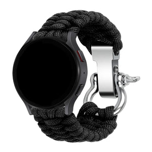 Suunto 5 Peak Nylon Seilarmband (Schwarz)