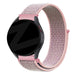 Bandz Amazfit Bip U (Pro) Nylon Loop Armband (Rosa)