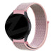Bandz Garmin Venu SQ Nylon Loop Armband (Rosa)