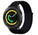 Samsung Gear Sport Nylonarmband (Schwarz)