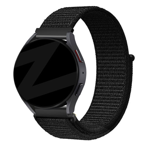 Bandz Redmi Watch 5 Active Nylon Loop Band (Schwarz)
