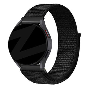 Bandz Garmin Forerunner 570 - 47mm Nylon Loop Strap (Black)