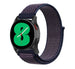 Samsung Galaxy Watch 4 - 40mm Nylonarmband (Lila/Blau)