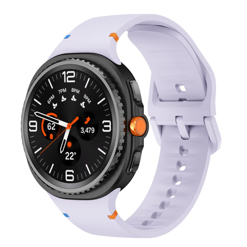 Samsung Galaxy Watch 8 - 40 mm Silikonarmband (hellviolett)