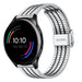 OnePlus Watch Edelstahl-Armband (Silber/Schwarz)