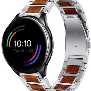 OnePlus Watch 3 Holz/Stahlarmband (Silber)
