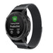 Garmin Fenix 3 Milanese Armband (Schwarz)