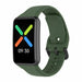 Oppo Watch Free Silikonarmband (Dunkelgrün)