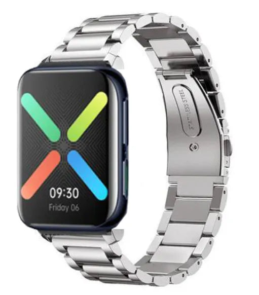oppo-watch-stalen-band-zilver