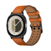 Samsung Galaxy Watch 8 - 44mm Double Pin Leather Strap (Orange)