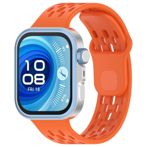 Huawei Watch Fit 5 Silicone Air Strap (Orange)