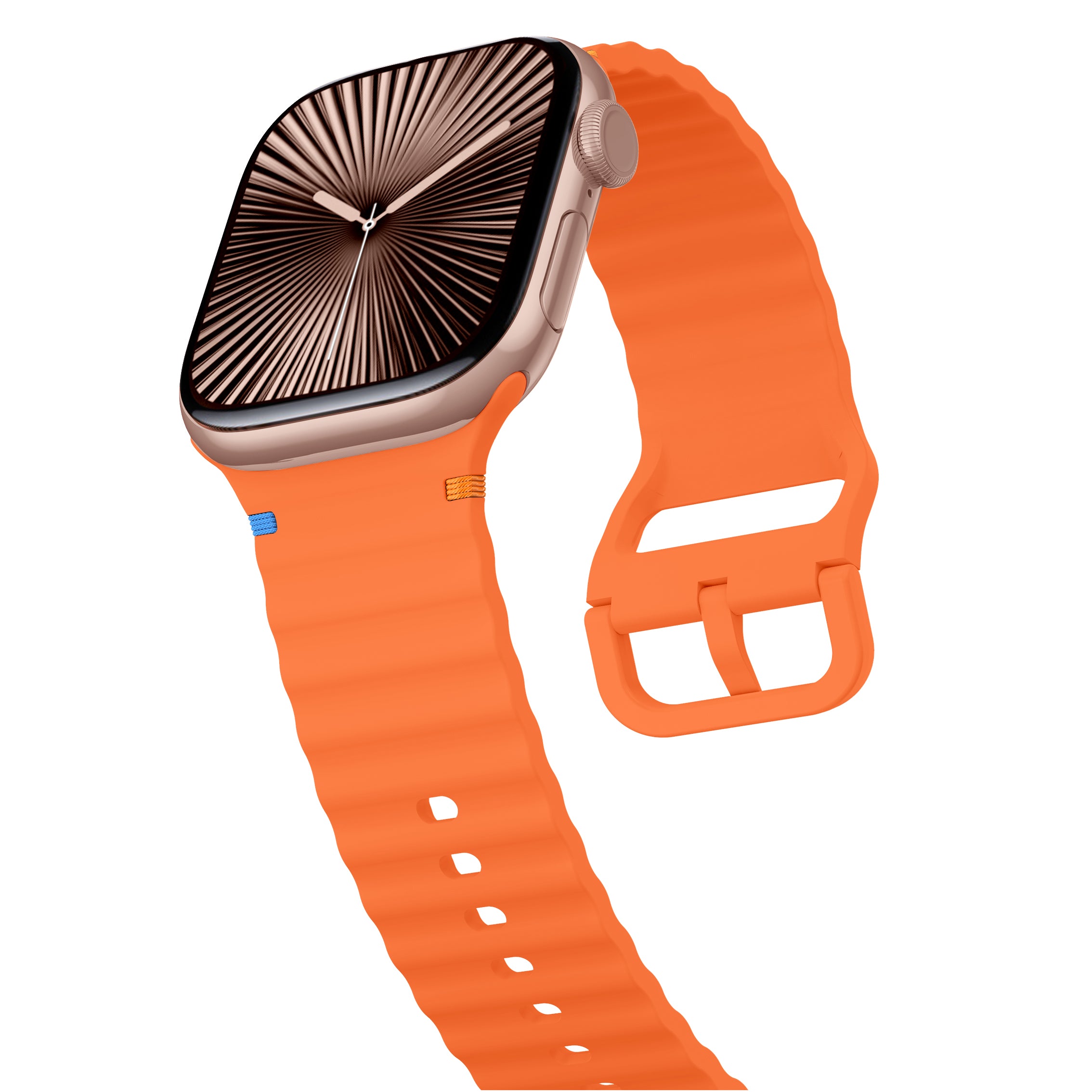 Apple Watch Ultra Wave Silicone Strap (Orange)