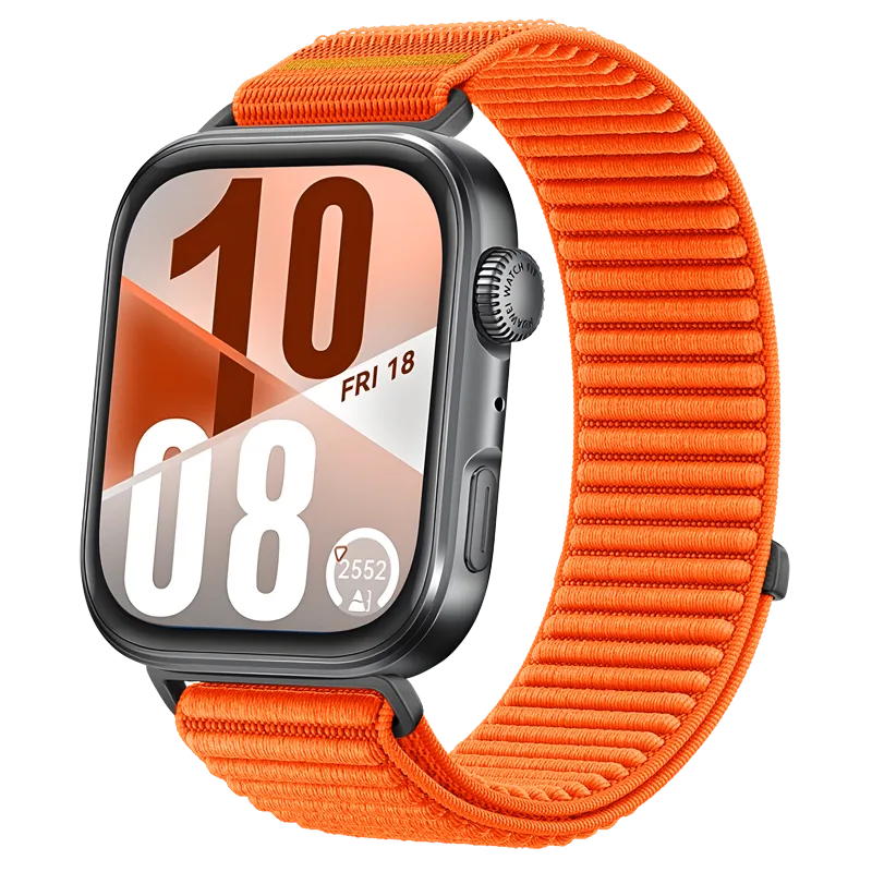 Huawei Watch Fit 3 Wave Nylonarmband (orange)