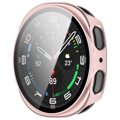 Samsung Galaxy Watch 8 - 44mm Hardcase mit Glas (Rosa)
