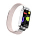 Xiaomi Smart Band 9 Active Nylonarmband (Hellrosa)