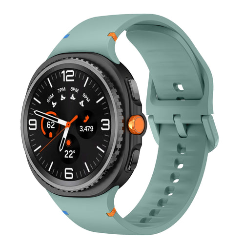 Samsung Galaxy Watch 9 - 44mm Silikonarmband (Viridiangrün)