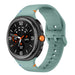 Samsung Galaxy Watch 9 - 44mm Silikonarmband (Viridiangrün)